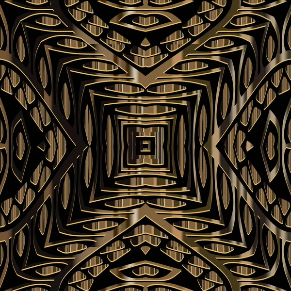 Patrón Sin Costura Texturizado Fondo Abstracto Vector Fantasía Ornamental Repetición — Archivo Imágenes Vectoriales