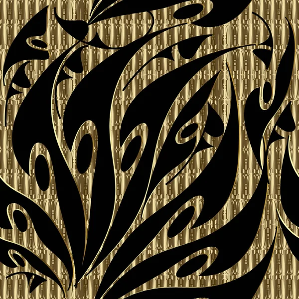 Texturd Векторний Безшовний Візерунок Золотого Декоративного Поверхневого Фону Декоративний Повторний — стоковий вектор
