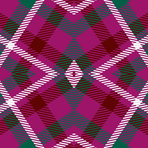 Scottish Plaid Seamless Pattern Tartan Colorful Vector Background Striped Geometric — Stock Vector