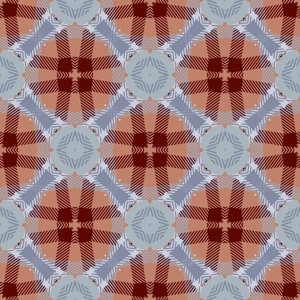 Moderne Schotse Stijl Gestreept Naadloos Patroon Tartan Kleurrijke Vectorachtergrond Grunge — Stockvector