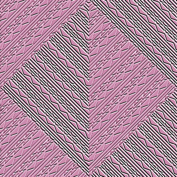 Тиснутый Трехмерный Геометрический Бесшовный Рисунок Фон Векторного Тиснения Текстурированный Повышенный — стоковый вектор