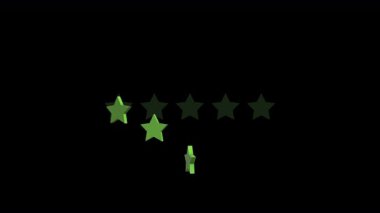 Üç Yıldız Derecelendirme. Ortalama geri bildirim. 3 yıldız. Şeffaf arkaplan. 4K
