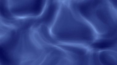 Işıltılı Sıvı Hareketi Arkaplanı. Akışkan Hareket Arkaplanı. Koyu mavi. 4K