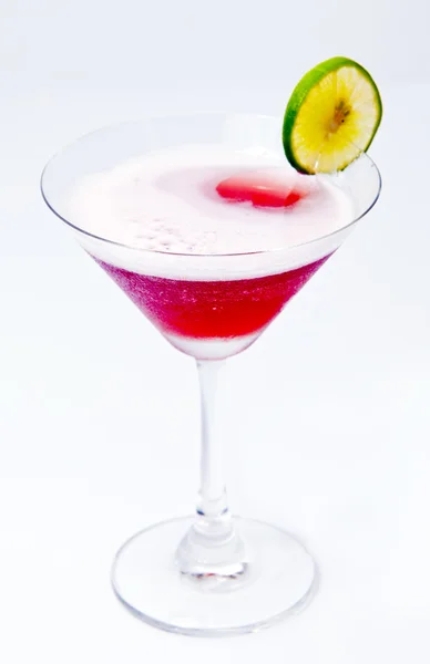 Alcoholic cocktails isolated on white background — Stock Photo, Image