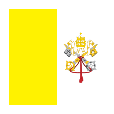 Sarı beyaz Vatikan bayrağı