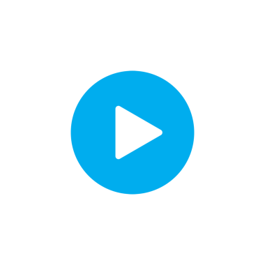 siyah zemin üzerine mavi Oynat düğmesini