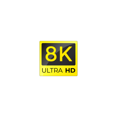 8k ultra HD logo tasarımı