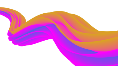 Renkli akıcı soyut dalga tasarımı