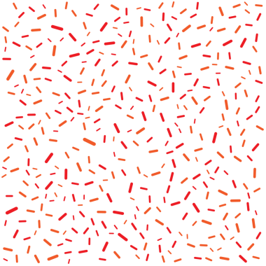 Dalgalı şekilli renkli soyut desen