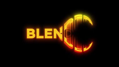 Konsept Kelime Harmanlanmış Altın Renkli Zip Zag Ekranı Parlayan Efekt Kinetik Tipografi Metin Animasyonu 4k Görüntü Hareketi Grafiksel ve Kusursuz Döngü siyah izole arkaplan