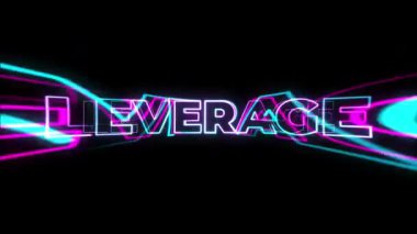 Stroke Kinetik Tipografi Metni Animasyonu 4k video Hareketi Grafiksel ve Kusursuz Döngü Siyah izole arkaplan