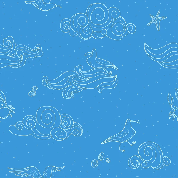 Deniz plaj. seamless modeli