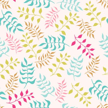 renk dalları. vektör seamless modeli 