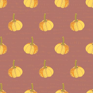 Balkabağı. vektör seamless modeli