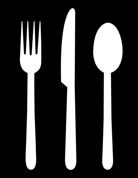 Fork, Knife and Spoon — Stock Photo, Image