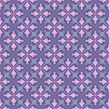 Beyaz çiçeklerle kusursuz desen