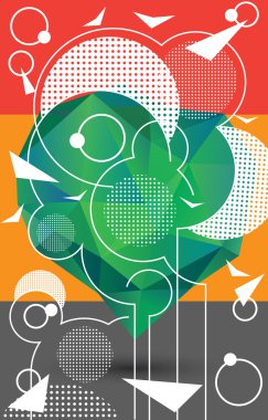 Printillustration vektör 3d ve grafik öğeleri