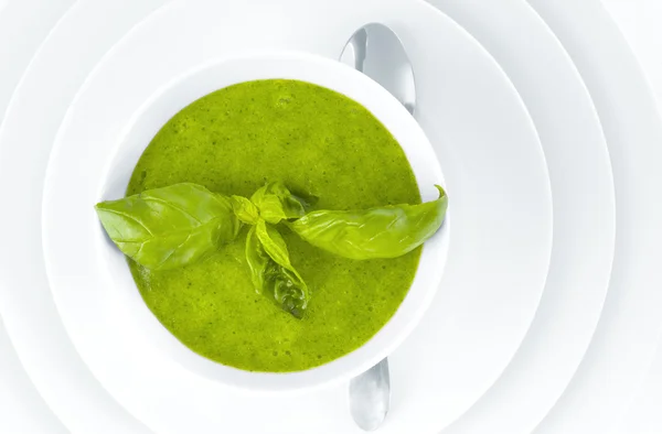 Supa crema broccoli — Fotografie, imagine de stoc