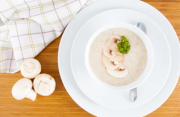 Mushroom cream soup — Stock Image Mushroom cream soup Stock Image