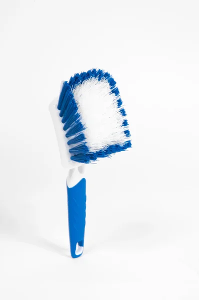 Brosse bleue pour le nettoyage — Photo