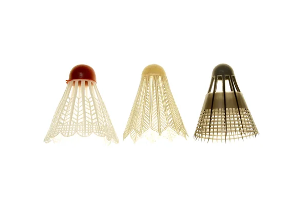 badminton Servisi topu vintage izole