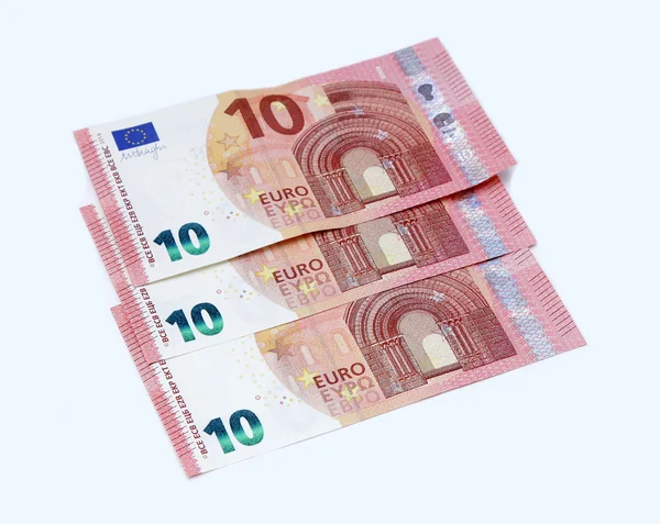 yeni on 10 euro banknot dolar kağıt para