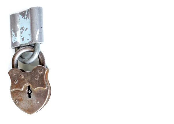 vintage açık metal izole tuşları kilitle