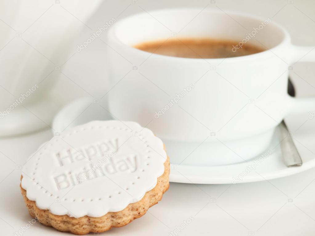 Images coffee cup birthday Close up of coffee cup and fondant
