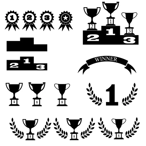 Pokal, Auszeichnung, Vektor — Stockvektor