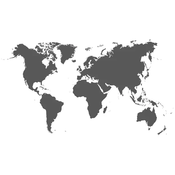 Mapa vectorial del mundo — Vector de stock