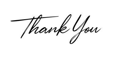 Yazı dizaynı için teşekkürler. Özet teşekkür metni illüstrasyonu.