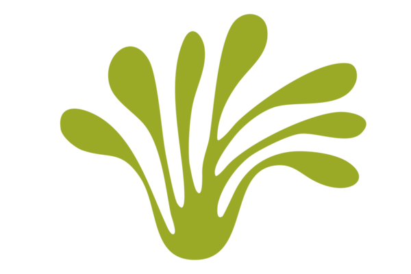 Sanatsal soyut çiçek şekli tasarımı. Çiçeksel doğa şekli illüstrasyonu.