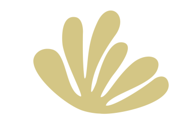 Sanatsal soyut çiçek şekli tasarımı. Çiçeksel doğa şekli illüstrasyonu.