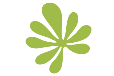 Sanatsal soyut çiçek şekli tasarımı. Çiçeksel doğa şekli illüstrasyonu.