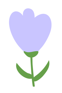 Sanatsal soyut çiçek şekli tasarımı. Çiçeksel doğa şekli illüstrasyonu.