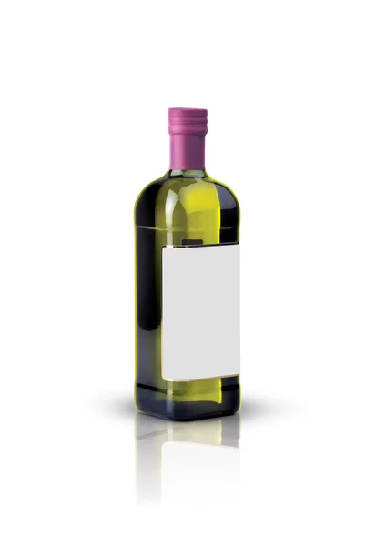 Flaskor för olja, olivolja, vin och ... — Stockfoto