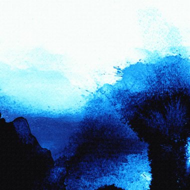 Modern ve orijinal dalma boyası, kravat boyası, batik ve yüksek çözünürlüklü beyaz tuval üzerinde shibori deseni.