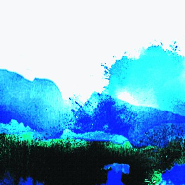 Modern ve orijinal dalma boyası, kravat boyası, batik ve yüksek çözünürlüklü beyaz tuval üzerinde shibori deseni.