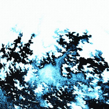 Modern ve orijinal dalma boyası, kravat boyası, batik ve yüksek çözünürlüklü beyaz tuval üzerinde shibori deseni.