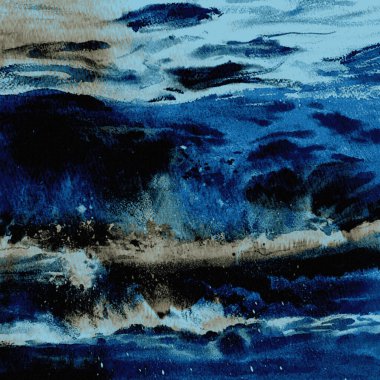 Modern ve orijinal dalma boyası, kravat boyası, batik ve yüksek çözünürlüklü beyaz tuval üzerinde shibori deseni.