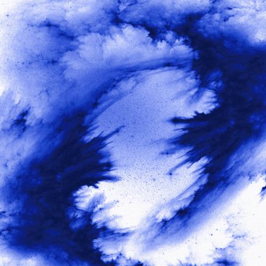 Modern ve orijinal dalma boyası, kravat boyası, batik ve yüksek çözünürlüklü beyaz tuval üzerinde shibori deseni.