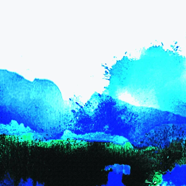 Modern ve orijinal dalma boyası, kravat boyası, batik ve yüksek çözünürlüklü beyaz tuval üzerinde shibori deseni.