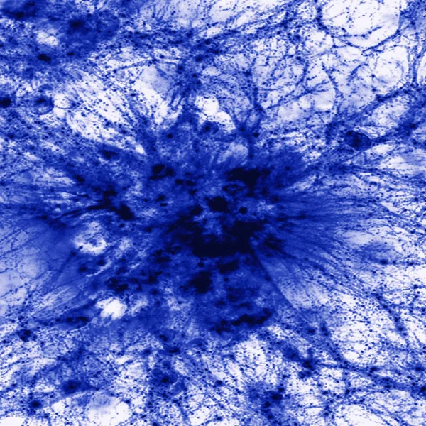 Modern ve orijinal dalma boyası, kravat boyası, batik ve yüksek çözünürlüklü beyaz tuval üzerinde shibori deseni.