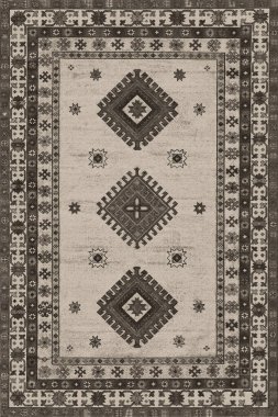 Yüksek çözünürlüklü dokusu ve trend renkleri olan modern halı deseni