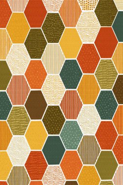 Yüksek çözünürlüklü dokusu ve trend renkleri olan modern halı deseni