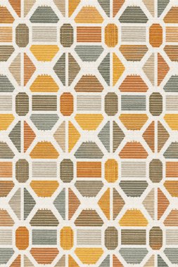 Yüksek çözünürlüklü beyaz tuval üzerinde modern ve orijinal Geometrik batik ve shibori deseni