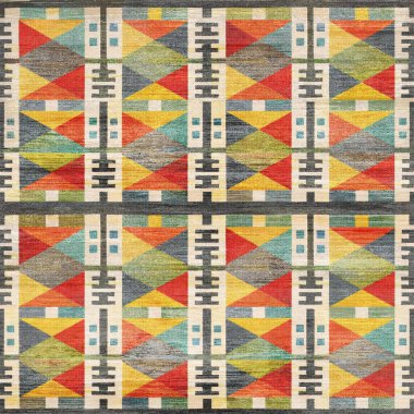 Yüksek çözünürlüklü beyaz tuval üzerinde modern ve orijinal Geometrik batik ve shibori deseni