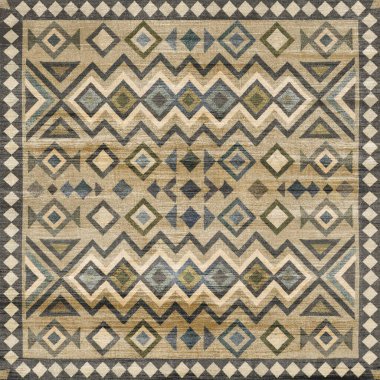 Yüksek çözünürlüklü beyaz tuval üzerinde modern ve orijinal Geometrik batik ve shibori deseni