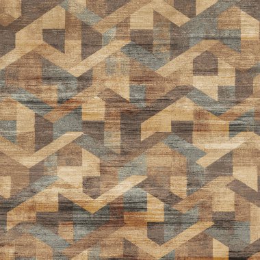 Yüksek çözünürlüklü beyaz tuval üzerinde modern ve orijinal Geometrik batik ve shibori deseni