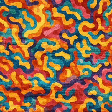 Yüksek çözünürlüklü beyaz tuval üzerinde modern ve orijinal Geometrik batik ve shibori deseni